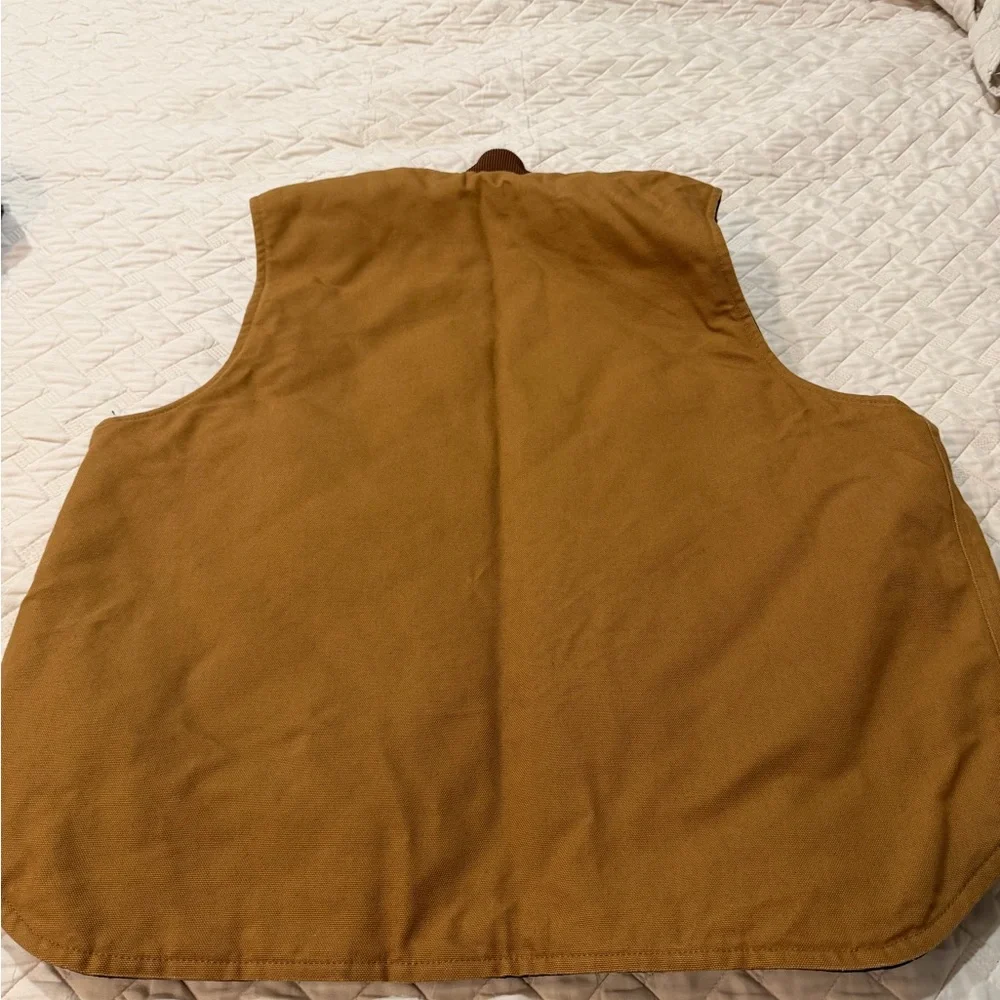Carhartt Men's Tan Work Vest - Picture 2 of 5